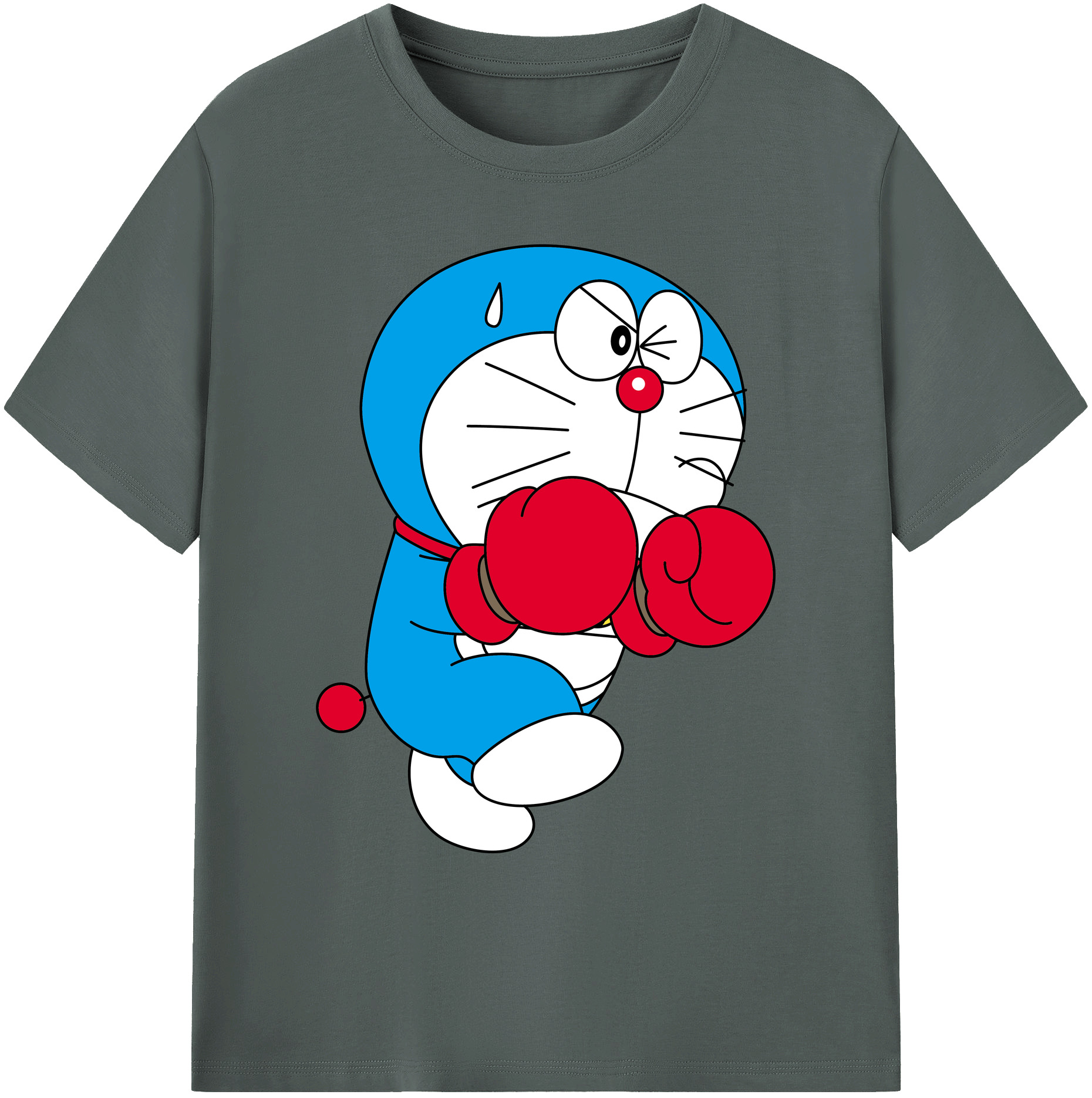 （画像用） ドラえもん Doraemon 綿100％ メンズ半袖Tシャツ｜肌触りやわらか＆通気性